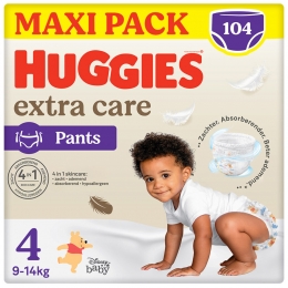 4xHuggiesExtraCarePantsMaat49-14kg26stuks