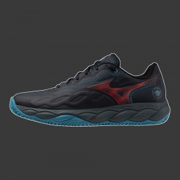 MizunoWAVEENFORCECOURTPADELSaluteHibiscusEnamelBlauwDamesHerenMaat405