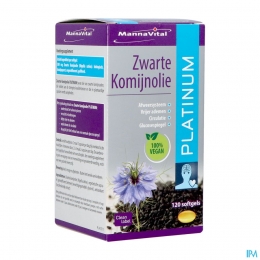 MannavitalZwarteKomijnoliePlatinumSoftgels120
