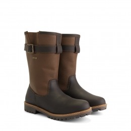 TravelinaposMen-Pullonboot-Donkerbruin-Maat40