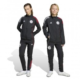 adidasAjaxPresentatieTrainingspakFull-Zip2025-2026KidsZwartWitRood