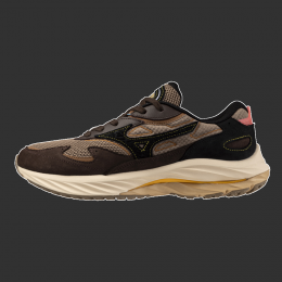 MizunoWAVERIDERSportstyleschoenenFossilZwartMoleDamesHerenMaat43