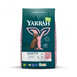 YarrahBioHondenvoerSensitiveAdultKipRijst10kg