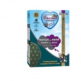 RenskeVersGraanvrijTetraHondenvoerNatKonijnmetEend375gr