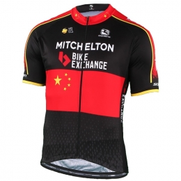 MITCHELTON-SCOTTChineeskampioenfietsshirtmetkorte2019voorherenMaatS