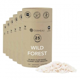 6xCosmeauGeurbooster25WasbeurtenWildForest250gr
