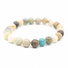 EdelsteenArmbandAmazonietMalaElastisch