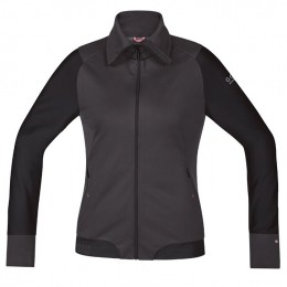 GOREWEARdameswindjackPowerTrailbruin-zwartdameswindjackMaat36Fiets