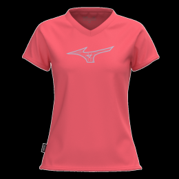 MizunoAthleticsRBT-shirtCalypsoCoralDamesMaatL