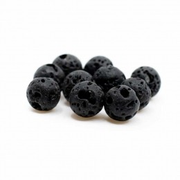 EdelsteenLosseKralenLavasteen-10stuks6mm