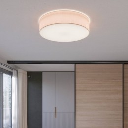 TKLightingPlafondlampRondobeige60cm