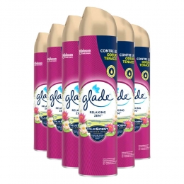 6xGladeLuchtverfrisserSprayRelaxingZen300ml