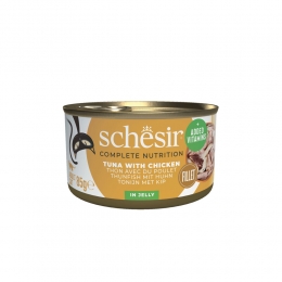 12xSchesirKattenvoerTonijnenKipinGelei85gr
