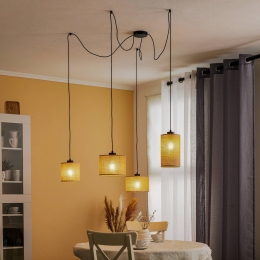TKLightingHanglampJute4-lamps