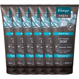 6xKneippDoucheMen2-in-1Sport200ml