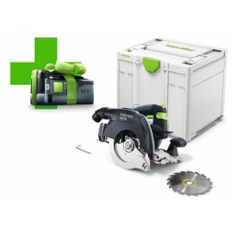 FestoolHKC55EB-Basic18VLi-IonAccuPendelkapzaagInSystainer-Met50AhAccu