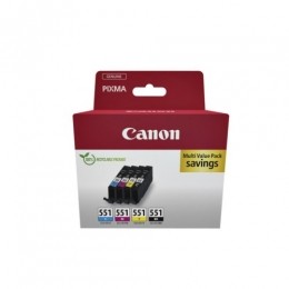 Inktcartridgecanoncli-551zwart3kleuren