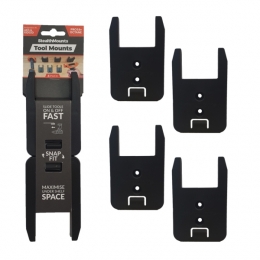 StealthMountsTM-AR18-BLK-4GereedschapshoudersVoorAEGRidgid-Zwart-4Stuks