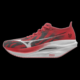 MizunoWAVEREBELLIONPRO3HardloopschoenenMizunoignitionredwhitebaseballblueDamesHerenMaat425