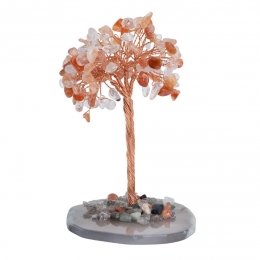 EdelsteenBoompjeKrachtCarneoolopAgaatSchijf12cm