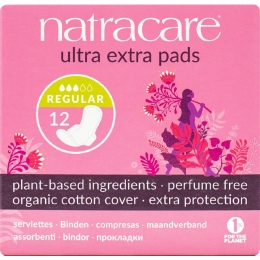 NatracareMaandverbandUltraExtraNormaal12stuks