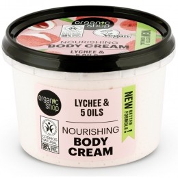 3xOrganicShopNourishingBodycrmeLychee250ml