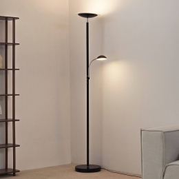 LindbyLEDuplighterMalea180cmzwartleesarm
