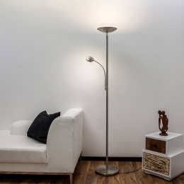 LindbyLEDuplighterMalea180cmnikkelleesarm