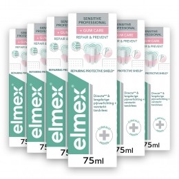 6xElmexTandpastaSensitiveProfessionalGumCare75ml