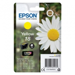 Inktcartridgeepson18t1804geel
