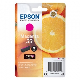 Inktcartridgeepson33t3343rood