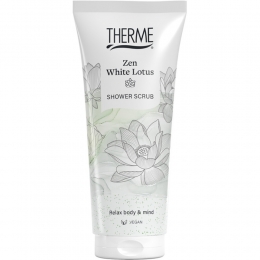 ThermeShowerScrubZenWhiteLotus200ml