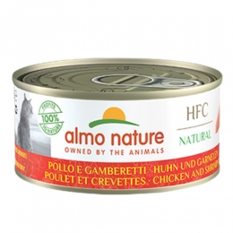 48xAlmoNatureHFCNaturalKattenvoerNatBlikjeKipGarnaal70gr