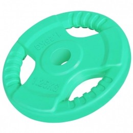 Gewicht-Halterschijf-125kg-GripperGietijzer-Coating-GorillaSports