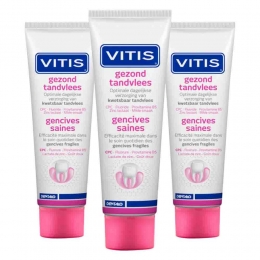 3xVitisTandpastaGezondTandvlees75ml