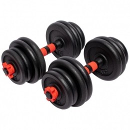 Dumbellset30kg-2x15kg-Gietijzer-25mm-GorillaSports