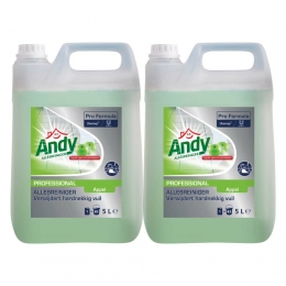 2xAndyProfessionalAllesreinigerAppelProFormula5liter
