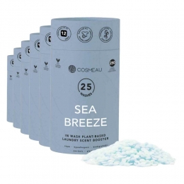 6xCosmeauGeurbooster25WasbeurtenZeebries250gr