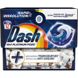 DashWasmiddelcapsules4in1PlatinumPodsColor12stuks