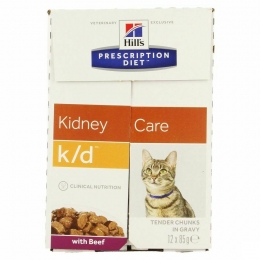 PrescriptionDietFelineKdBeef12x85g