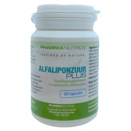 AlfaLiponzuurPlusV-caps60Pharmanutrics