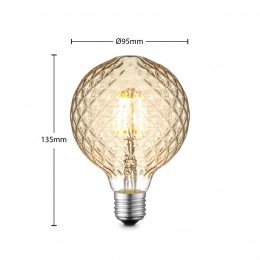 LucandeLEDlampE27G954W2700Kdimbaaramber