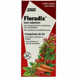 GratisVerzendingFloradixIJzer84tabletten