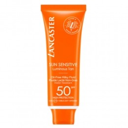 2xLancasterSunSensitiveOilFreeMilkFluidSPF5050ml