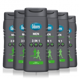 6xOdorexDouchegelForMen3-in-1FreshProtection300ml