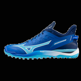 MizunoWAVELEOPARDUSHockeyschoenenMugenBlauwWitEstateBlauwDamesHerenMaat38