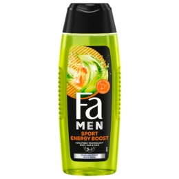 3xFaMenDouchegelenShampooSport250ml