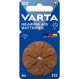 VartaHearingAidBatteries312Blister6stuks