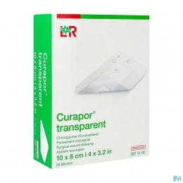 CuraporTransparantSteriel10cmx8cm2513102