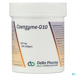 DeBaPharmaCoenzymeQ10100mg180softgels